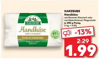 Kaufland HARZBUBE Handkäse Angebot
