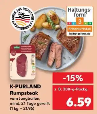 Kaufland K-PURLAND Rumpsteak Angebot