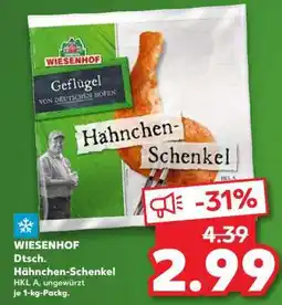 Kaufland WIESENHOF Dtsch. Hähnchen-Schenkel Angebot