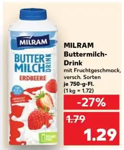 Kaufland Milram Buttermilch Drink Angebot