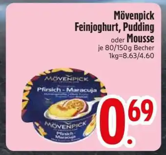 Edeka Mövenpick Feinjoghurt, Pudding Mousse Angebot