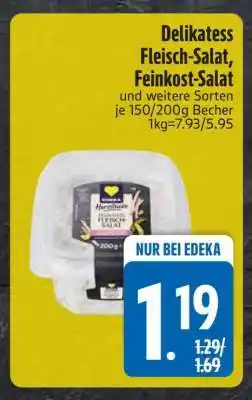 Edeka Delikatess Fleisch-Salat, Feinkost-Salat Angebot