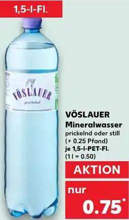 Kaufland VÖSLAUER Mineralwasser Angebot