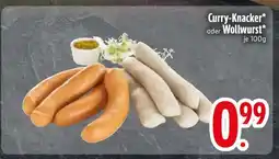 Edeka Curry-Knacker oder Wollwurst Angebot