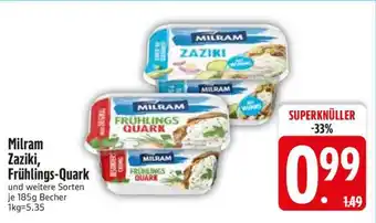Edeka Milram Zaziki, Frühlings-Quark Angebot