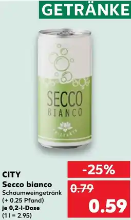 Kaufland CITY Secco bianco Angebot
