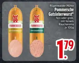 Edeka Rügenwalder Mühle Pommersche Gutsleberwurst Angebot