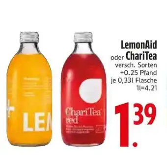 Edeka Lemonaid oder ChariTea Angebot