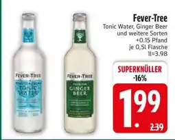 Edeka Fever-Tree Tonic Water, Ginger Beer und weitere Sorten Angebot