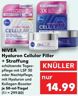 Kaufland NIVEA Hyaluron Cellular Filler + Straffung Angebot