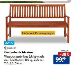 Aldi Süd Gartenbank Maxima Angebot