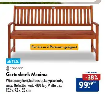 Aldi Süd Gartenbank Maxima Angebot