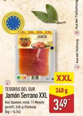 Aldi Nord TESOROS DEL SUR Jamón Serrano XXL Angebot