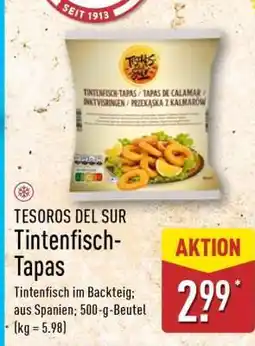 Aldi Nord TESOROS DEL SUR Tintenfisch-Tapas Angebot