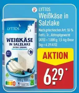 Aldi Nord LYTTOS Weißkäse in Salzlake Angebot