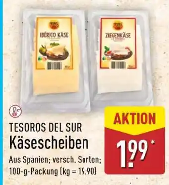 Aldi Nord TESOROS DEL SUR Käsescheiben Angebot