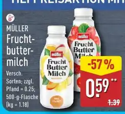 Aldi Nord Müller Fruchtbuttermilch Angebot