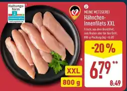 Aldi Nord MEINE METZGEREI Hähnchen-Innenfilets XXL Angebot