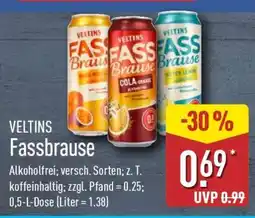 Aldi Nord VELTINS Fassbrause Angebot