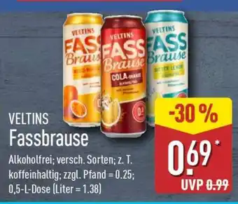 Aldi Nord VELTINS Fassbrause Angebot