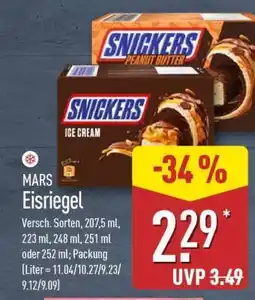 Aldi Nord MARS Eisriegel Angebot
