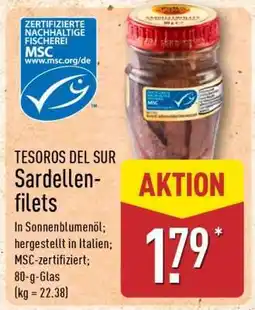 Aldi Nord TESOROS DEL SUR Sardellenfilets Angebot