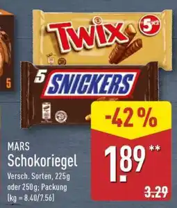 Aldi Nord MARS Schokoriegel Angebot