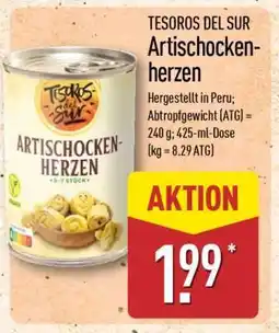 Aldi Nord TESOROS DEL SUR Artischockenherzen Angebot
