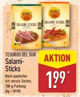 Aldi Nord TESOROS DEL SUR Salami-Sticks Angebot