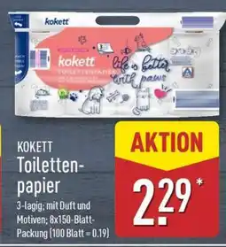 Aldi Nord KOKETT Toilettenpapier Angebot