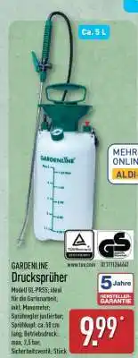 Aldi Nord GARDENLINE Drucksprüher Angebot