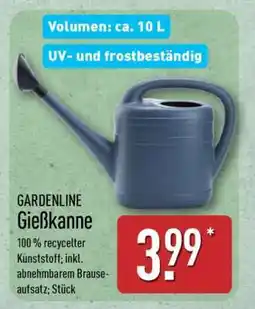 Aldi Nord GARDENLINE Gießkanne Angebot
