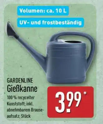 Aldi Nord GARDENLINE Gießkanne Angebot