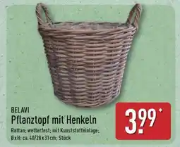 Aldi Nord BELAVI Pflanztopf mit Henkeln Angebot