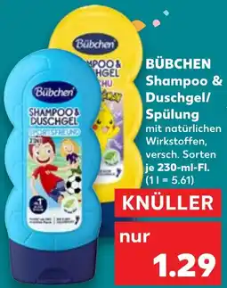 Kaufland BÜBCHEN Shampoo & Duschgel/ Spülung Angebot