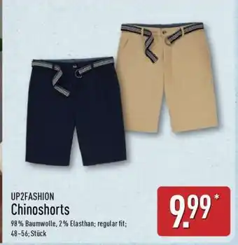 Aldi Nord UP2FASHION Chinoshorts Angebot