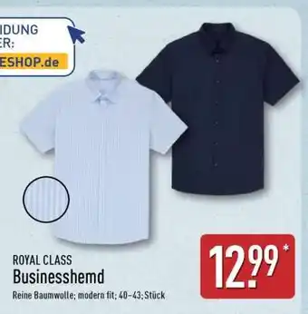 Aldi Nord ROYAL CLASS Businesshemd Angebot