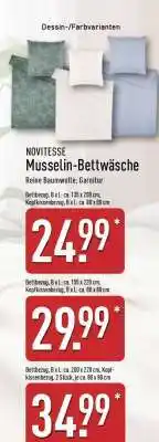 Aldi Nord NOVITESSE Musselin-Bettwäsche Angebot