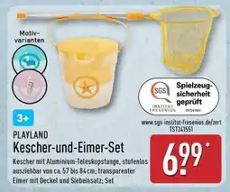 Aldi Nord PLAYLAND Kescher-und-Eimer-Set Angebot