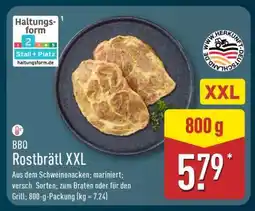 Aldi Nord BBQ Rostbrätl XXL Angebot