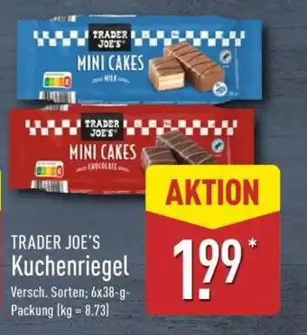 Aldi Nord TRADER JOE’S Kuchenriegel Angebot
