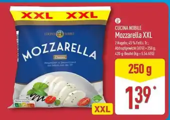Aldi Nord CUCINA NOBILE Mozzarella XXL Angebot