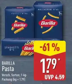 Aldi Nord Barilla Pasta Angebot
