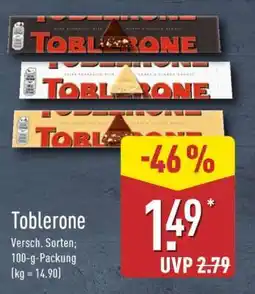 Aldi Nord Toblerone Angebot