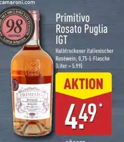 Aldi Nord Primitivo Rosato Puglia IGT Angebot