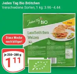 Globus Jeden Tag Bio Brötchen Angebot