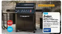 Aldi Nord ENDERS Gasgrill Boston Black Pro 4 SIKR Turbo, inkl. Wetterschutzhülle Angebot