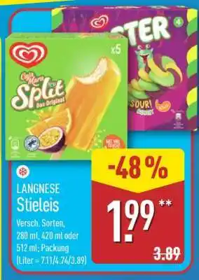 Aldi Nord LANGNESE Stieleis Angebot