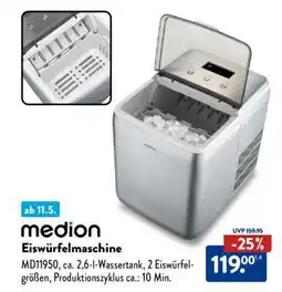 Aldi Nord medion Eiswürfelmaschine Angebot