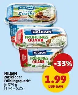 PENNY MILRAM Zaziki oder Frühlingsquark Angebot